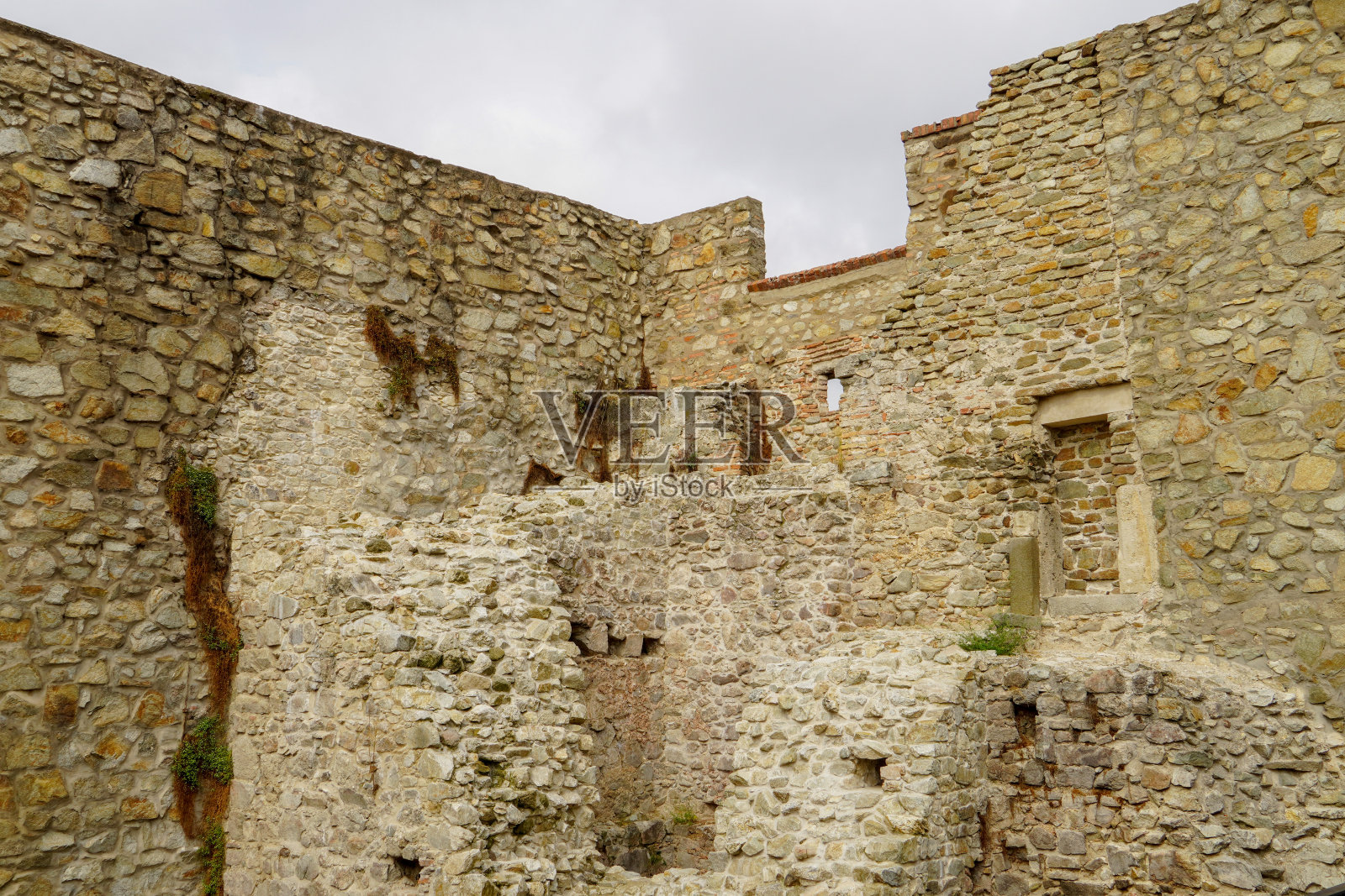 布拉迪斯拉发古城的古遗址照片摄影图片