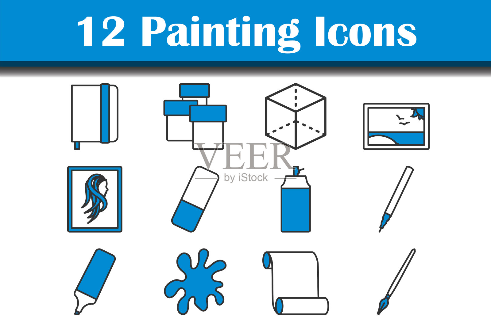 画图标设置插画图片素材