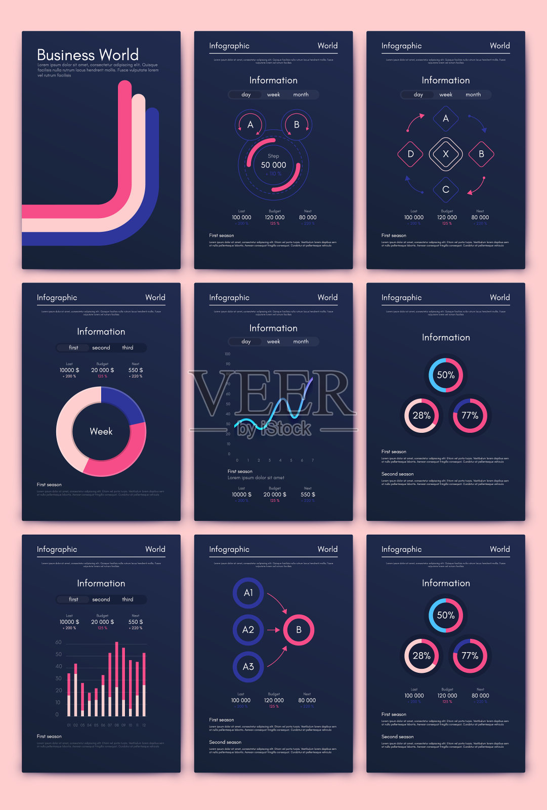图形信息图形与手机模板插画图片素材