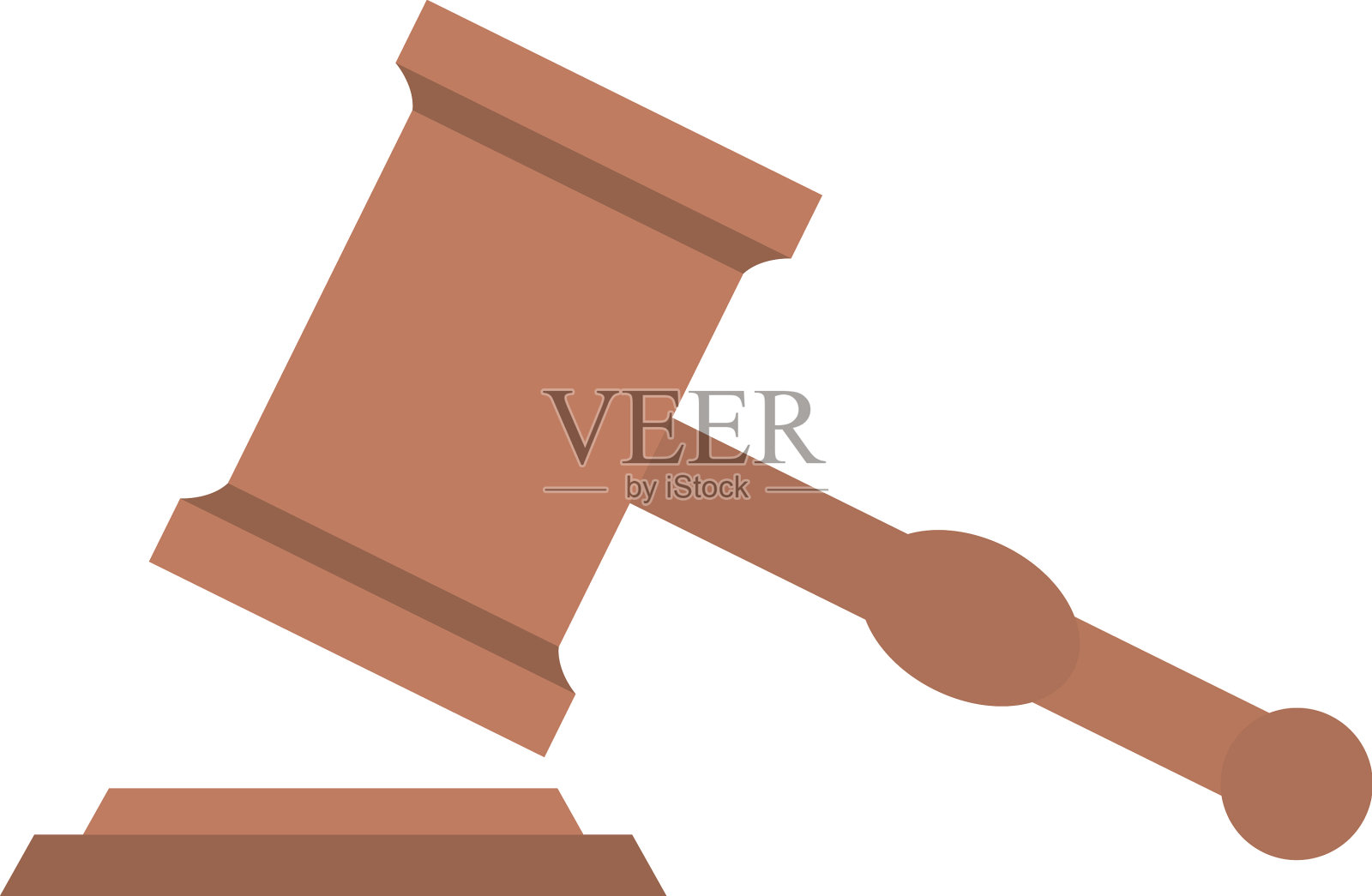 法官木槌图标设计元素图片