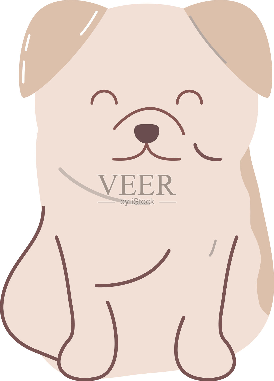 狗卡通图标设计元素图片