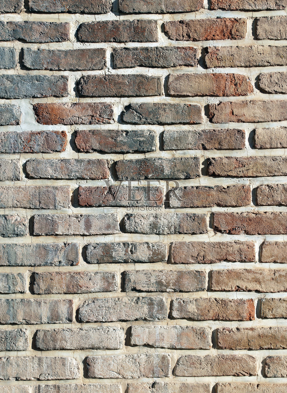 全垂直质感的老砖墙照片摄影图片