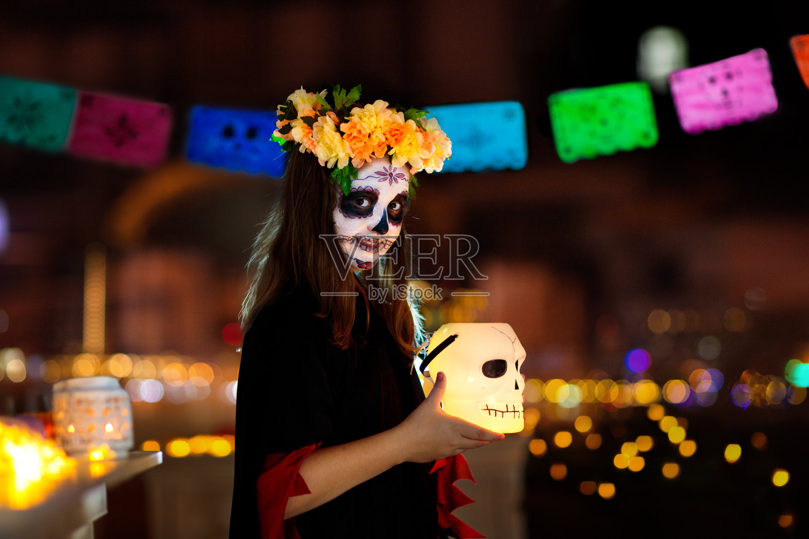 亡灵节庆祝活动照片摄影图片
