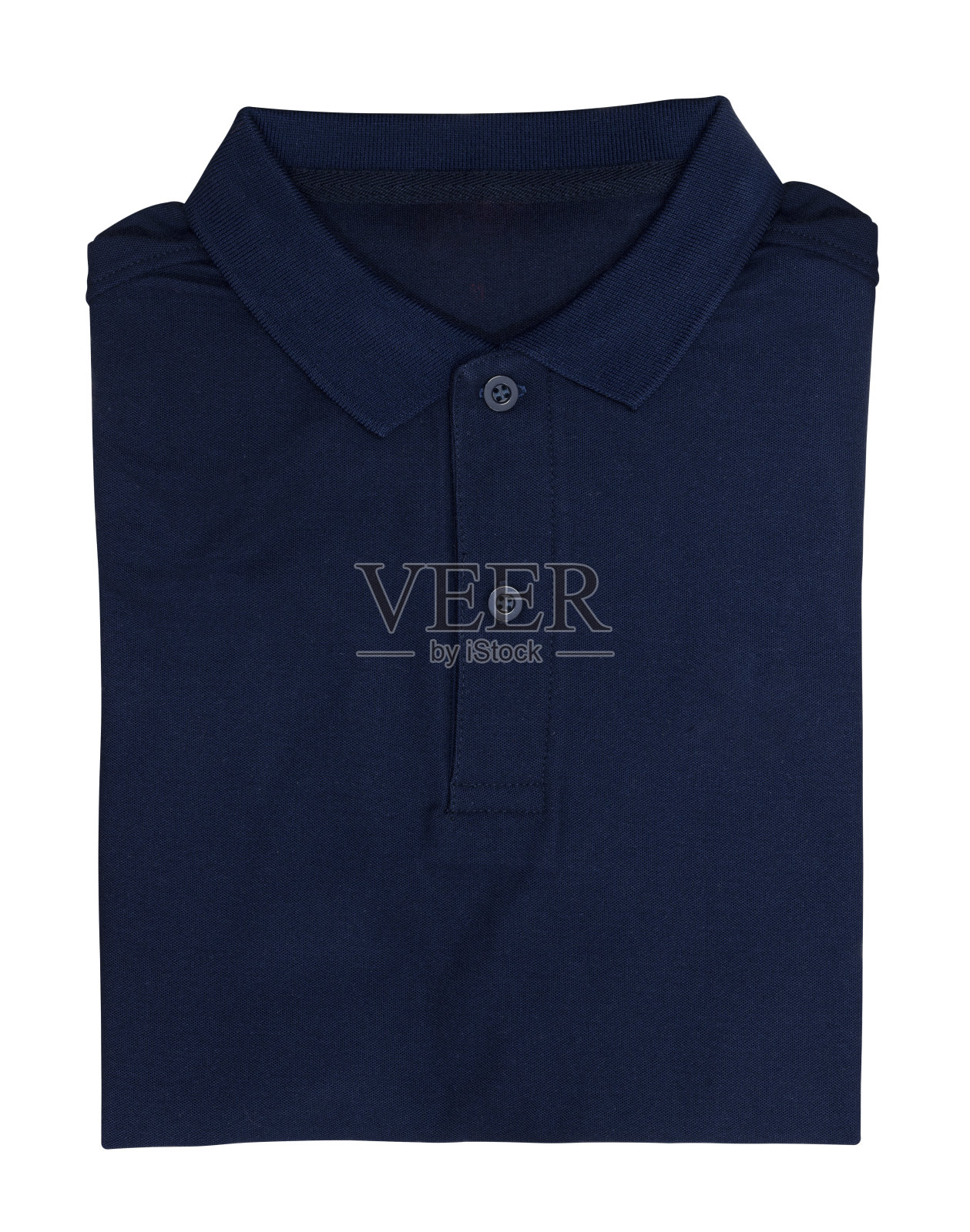 模型蓝色t恤孤立在白色背景与裁剪路径照片摄影图片