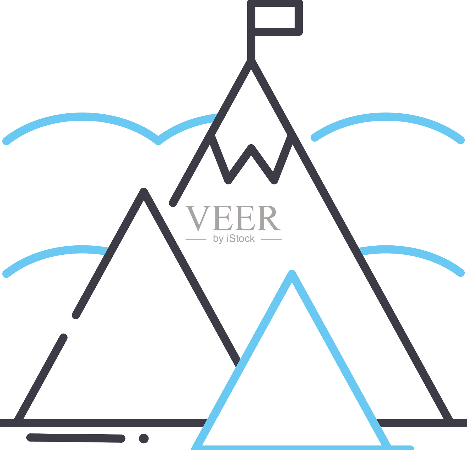 目标线图标轮廓符号设计元素图片