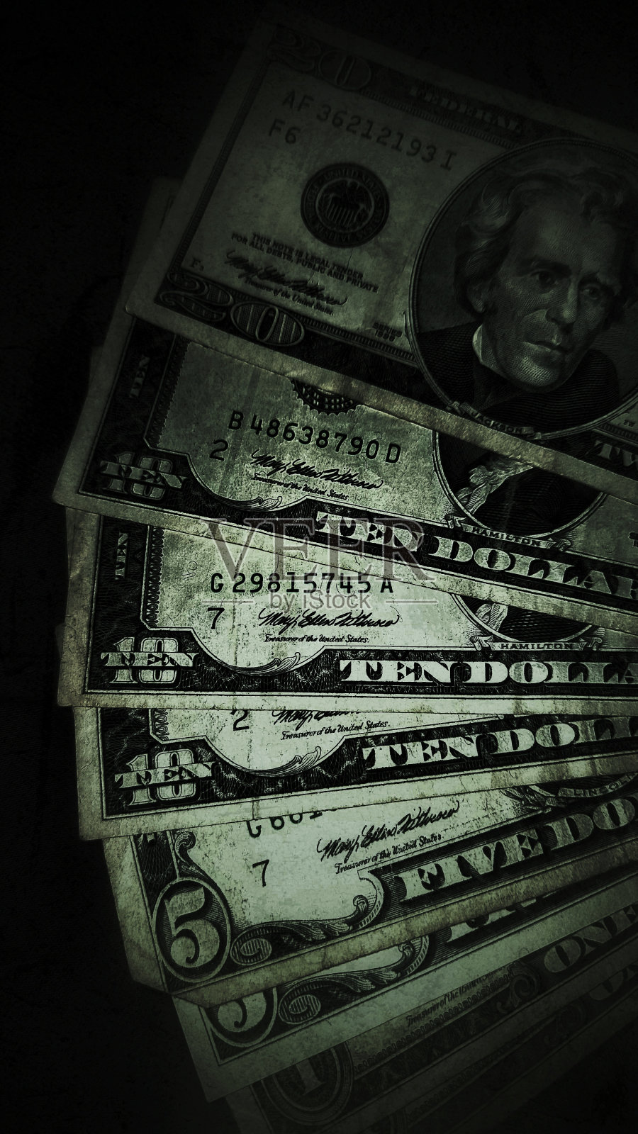 美元钞票照片摄影图片