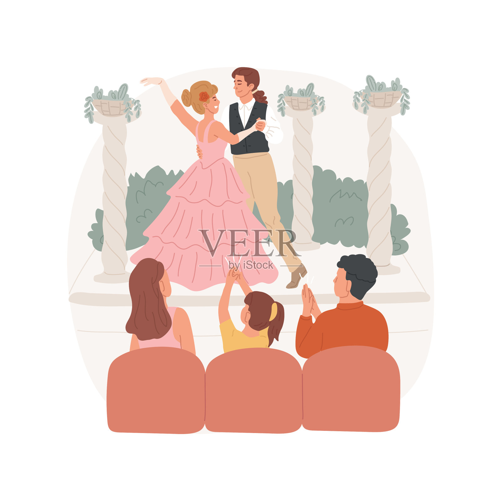 剧院孤立的卡通设计元素图片