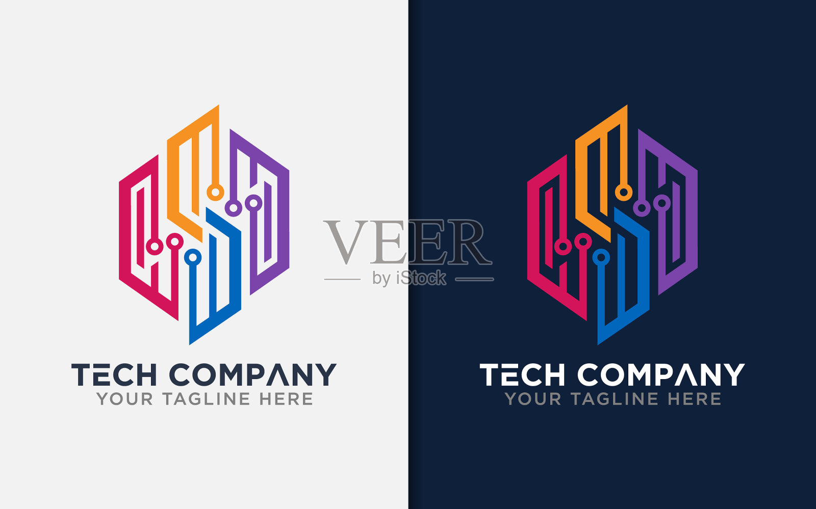 抽象六边形工艺设计现代时尚插画图片素材