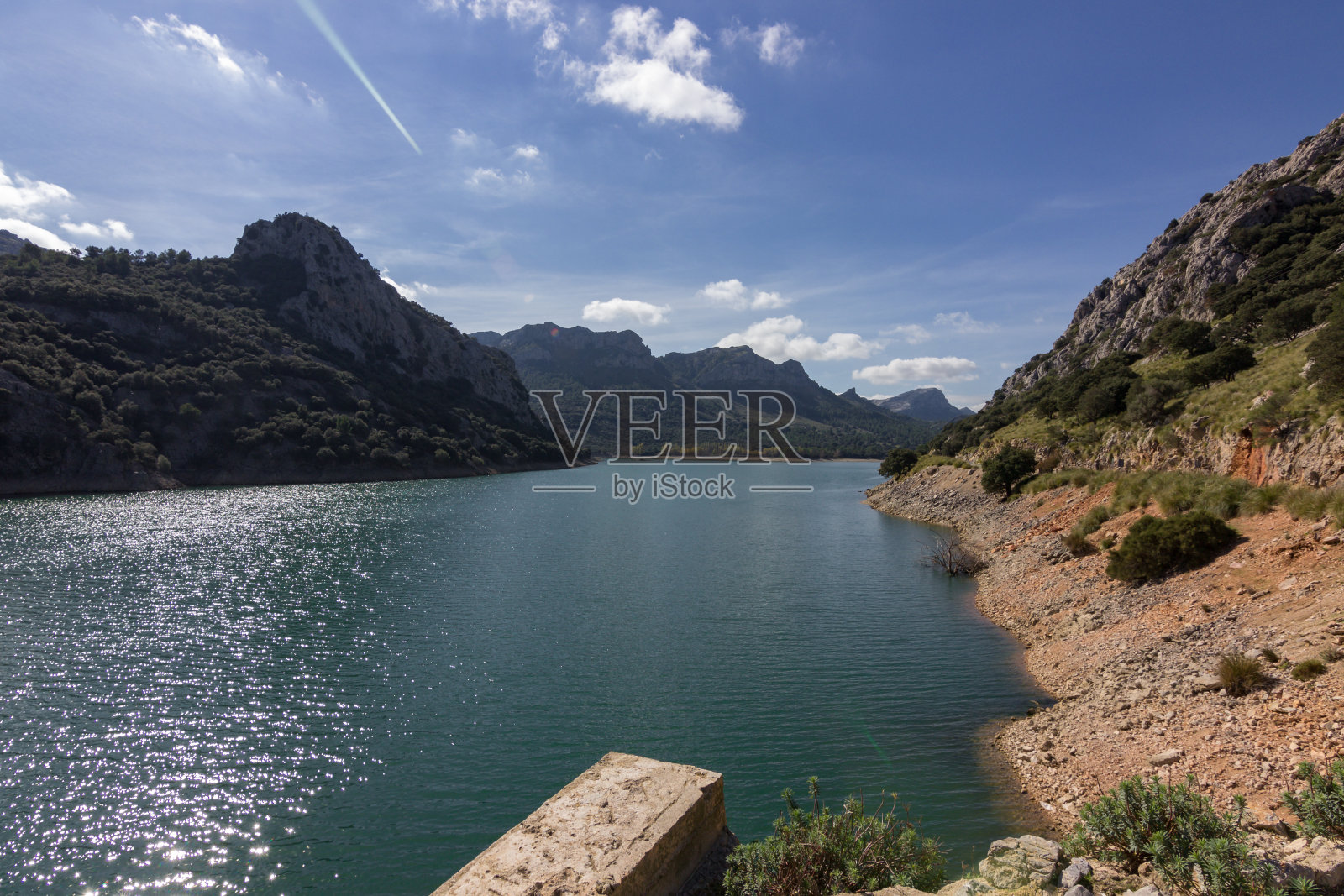 马略卡岛瓜格布劳湖(西班牙)照片摄影图片