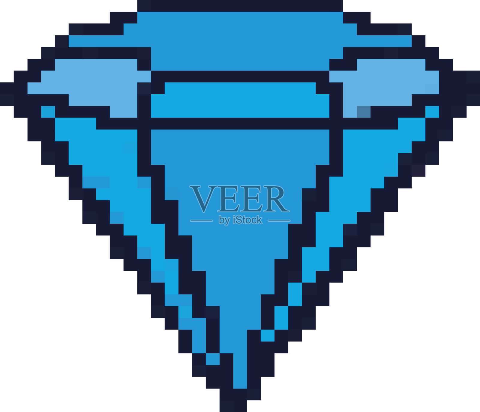 钻石像素艺术设计元素图片