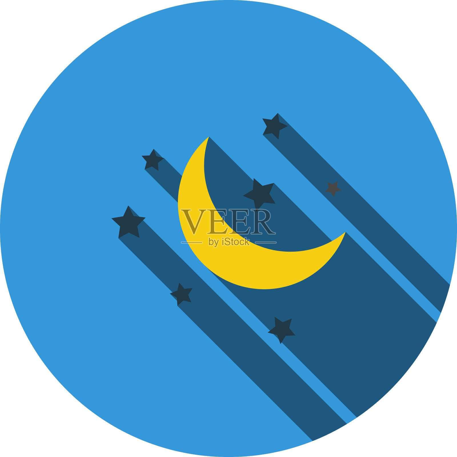 晚上图标设计元素图片