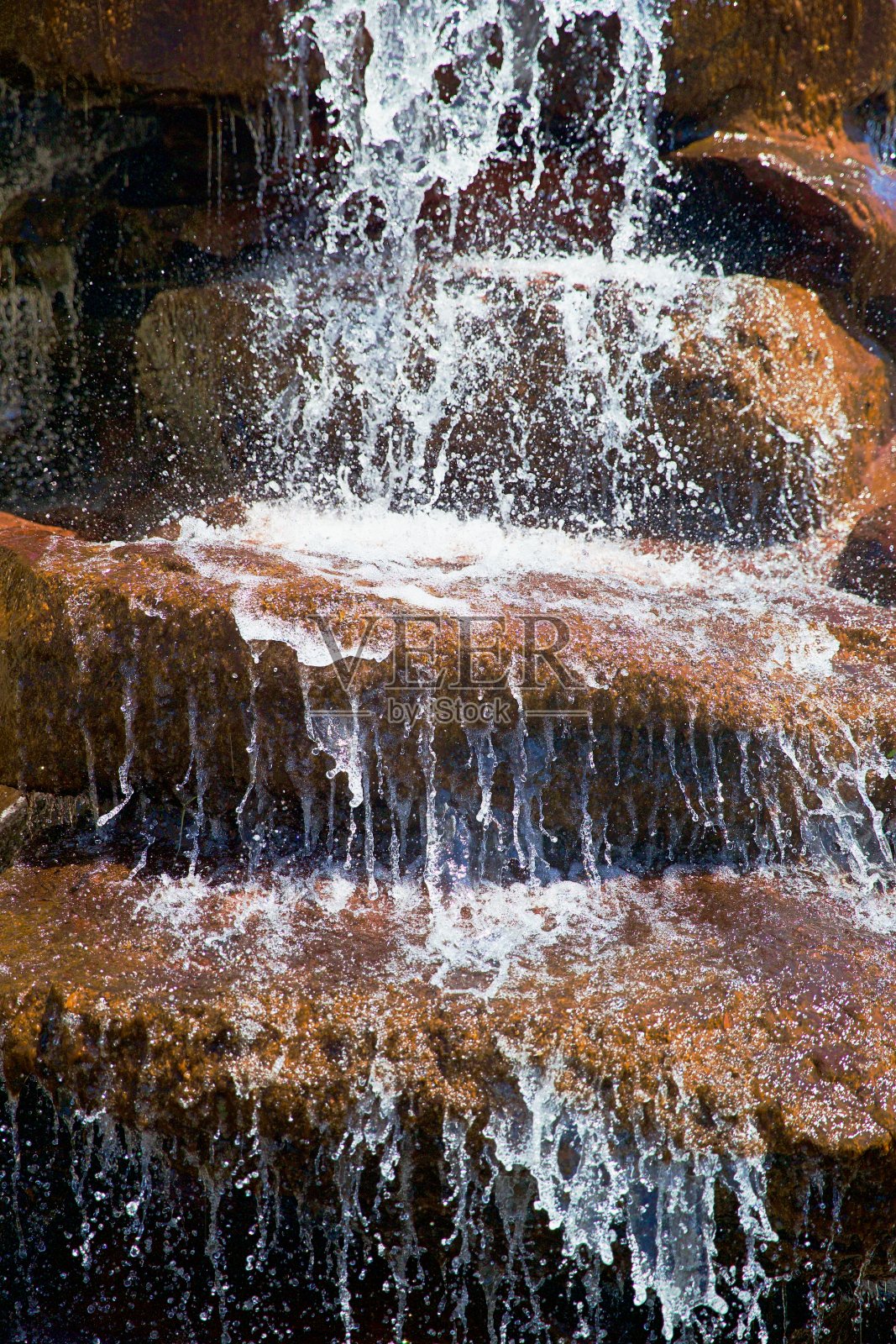 人工瀑布照片摄影图片