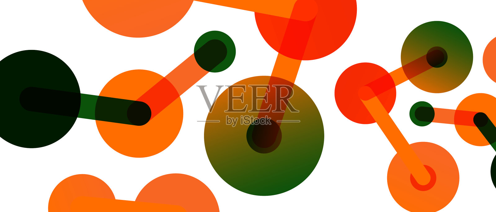 抽象的背景圆点用线条连接插画图片素材