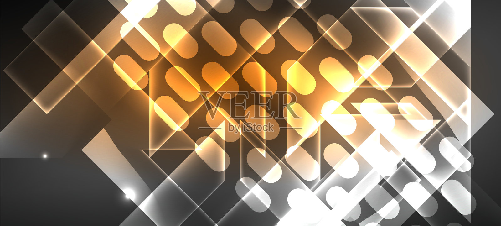 背景壁纸霓虹发光的线条和插画图片素材