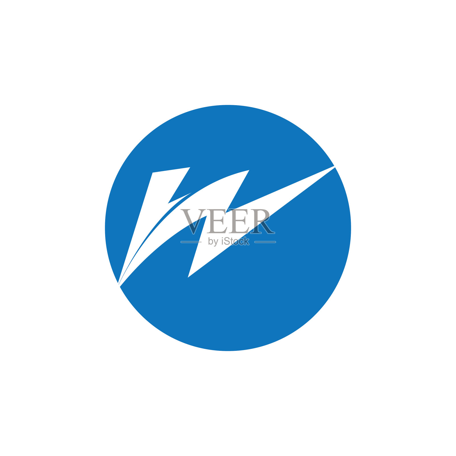 字母商业公司抽象统一标志。插画图片素材