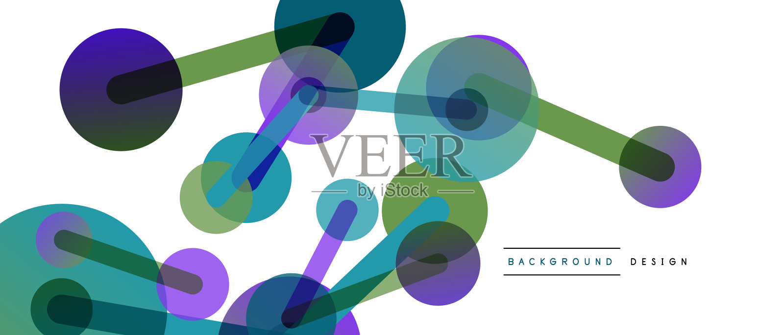 线点连接几何抽象插画图片素材