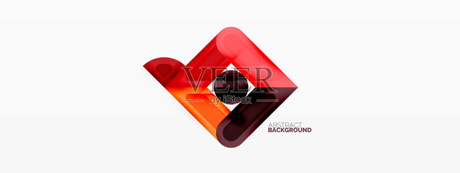 正方形和圆形最小抽象背景插画图片素材