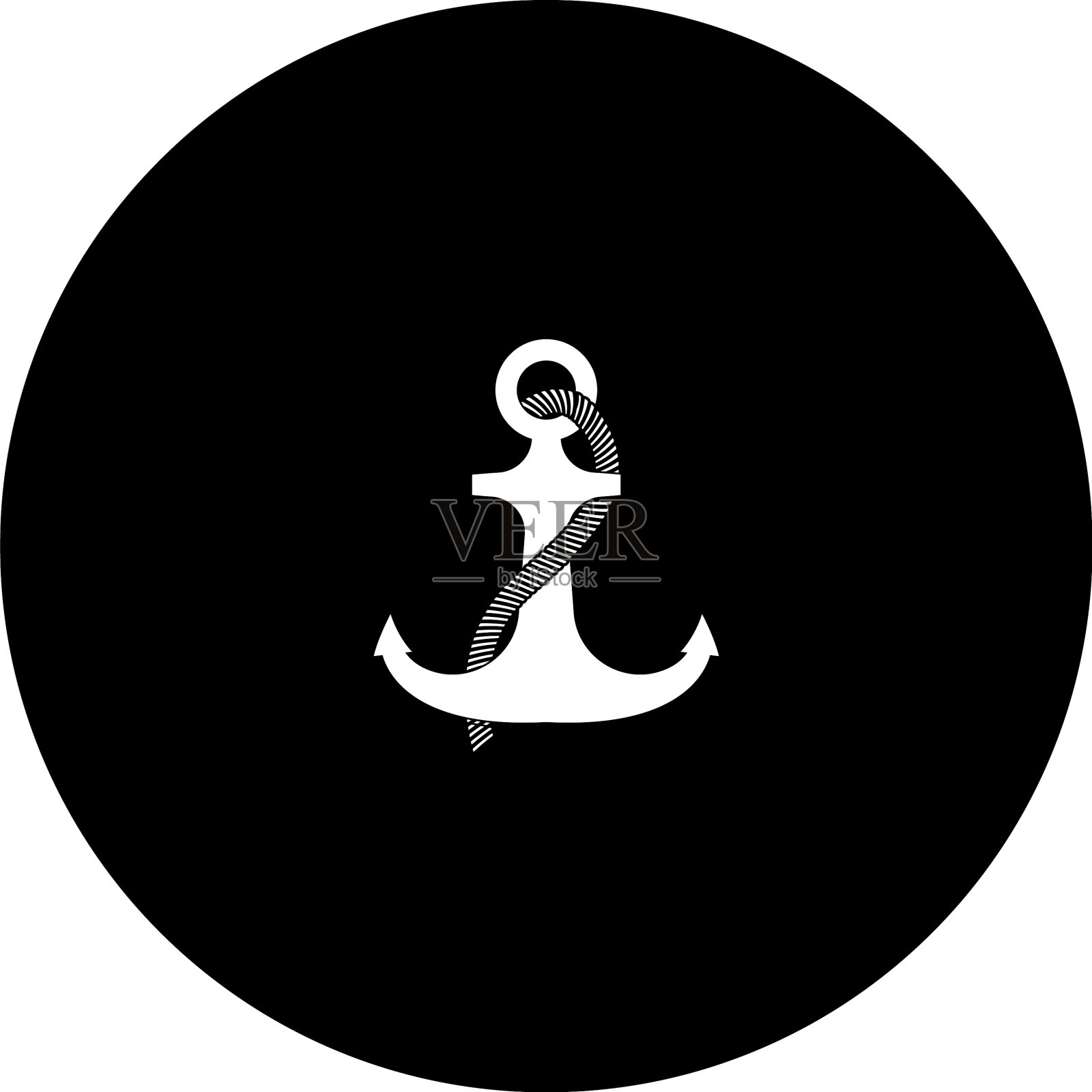 锚的标志图标素材