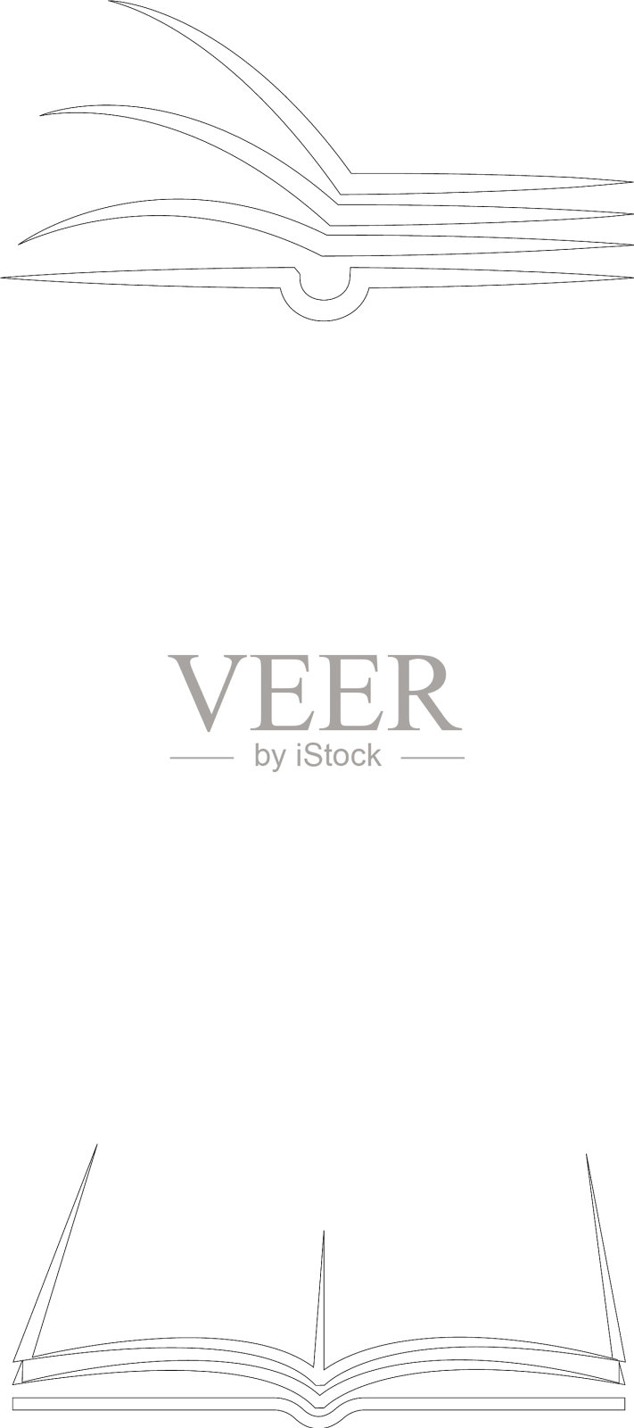 书的标志插画图片素材