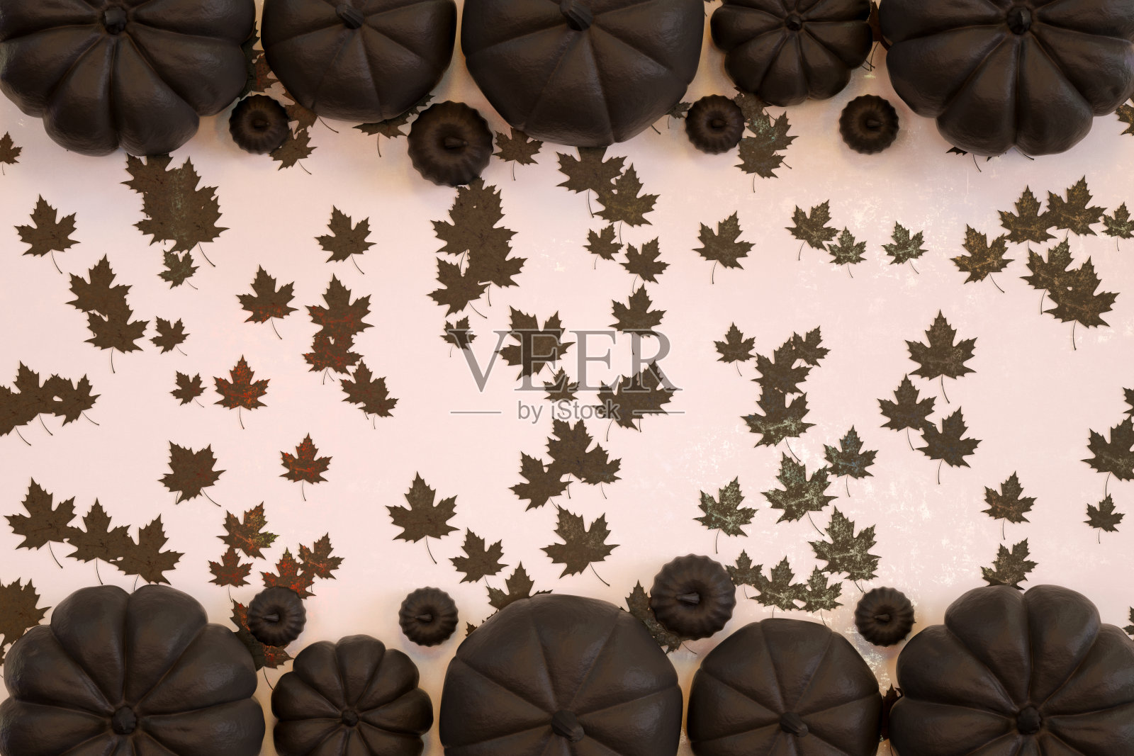 白色背景的万圣节南瓜照片摄影图片