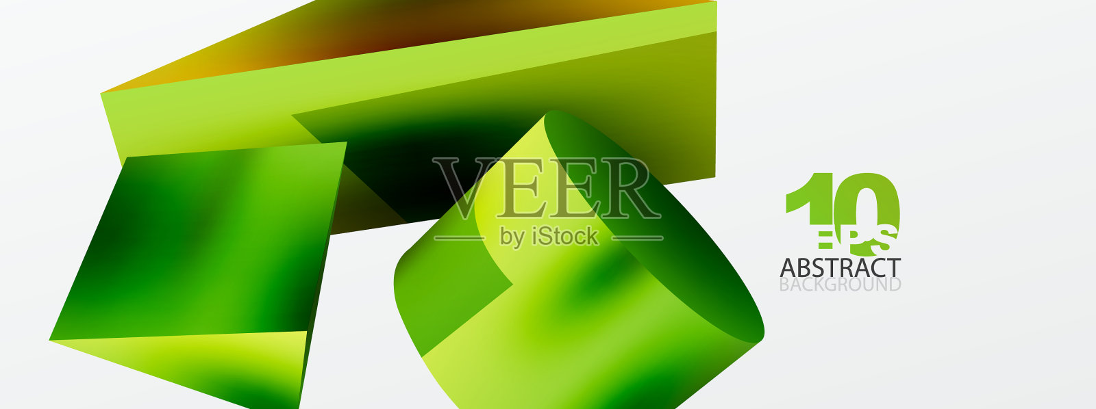 3d抽象背景形状3d三角形插画图片素材