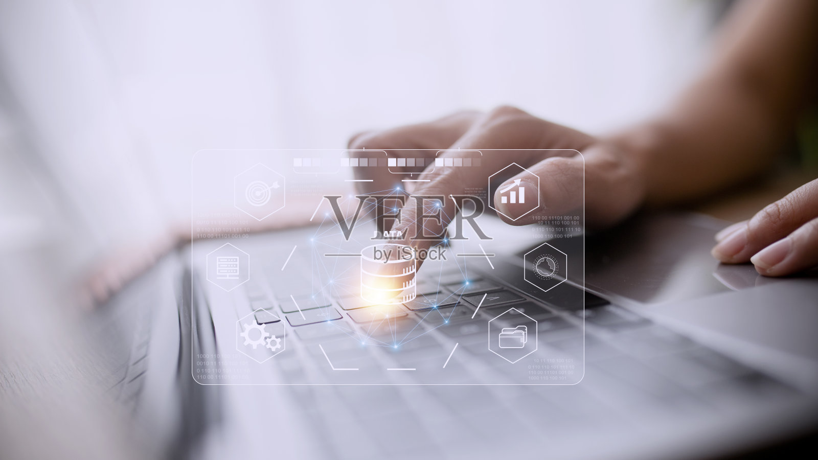 大数据和分析可视化技术，科学家通过机器学习分析屏幕上的信息结构，提取商业、金融、物联网的预测照片摄影图片