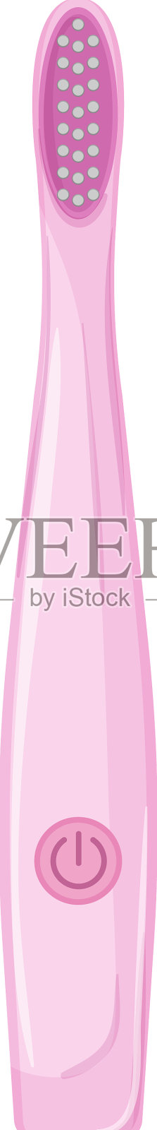 塑料牙刷卡通插画图片素材