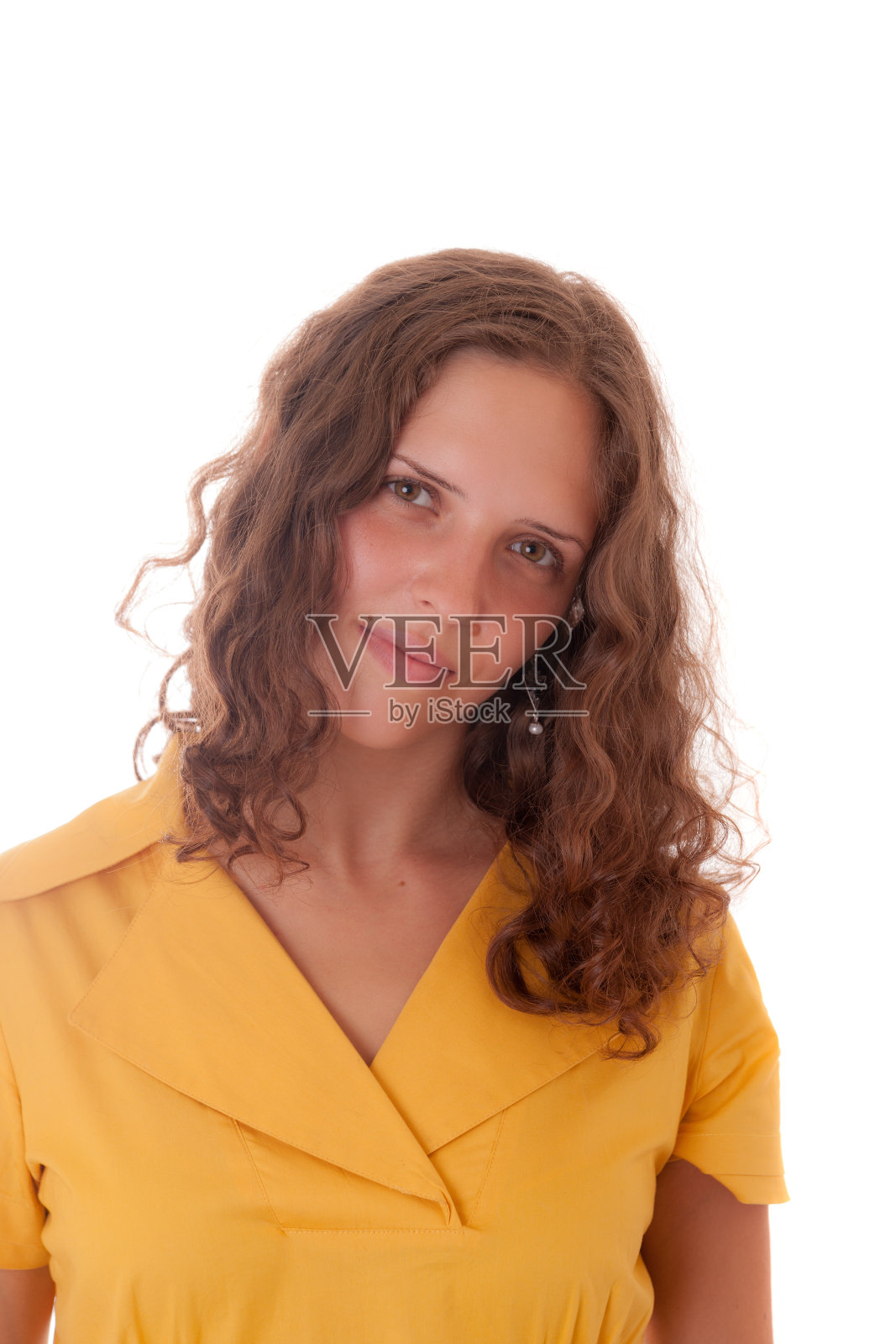 一个女孩的肖像照片摄影图片