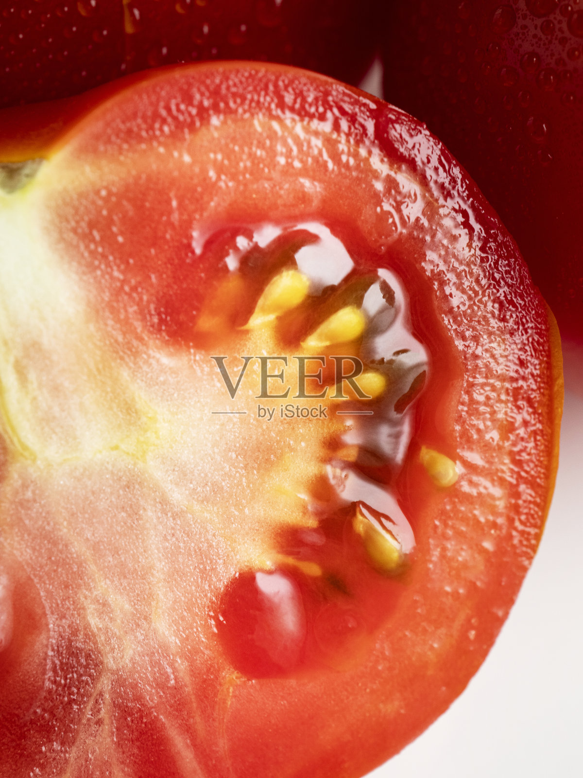 番茄，新鲜的番茄，白色背景下的番茄照片摄影图片