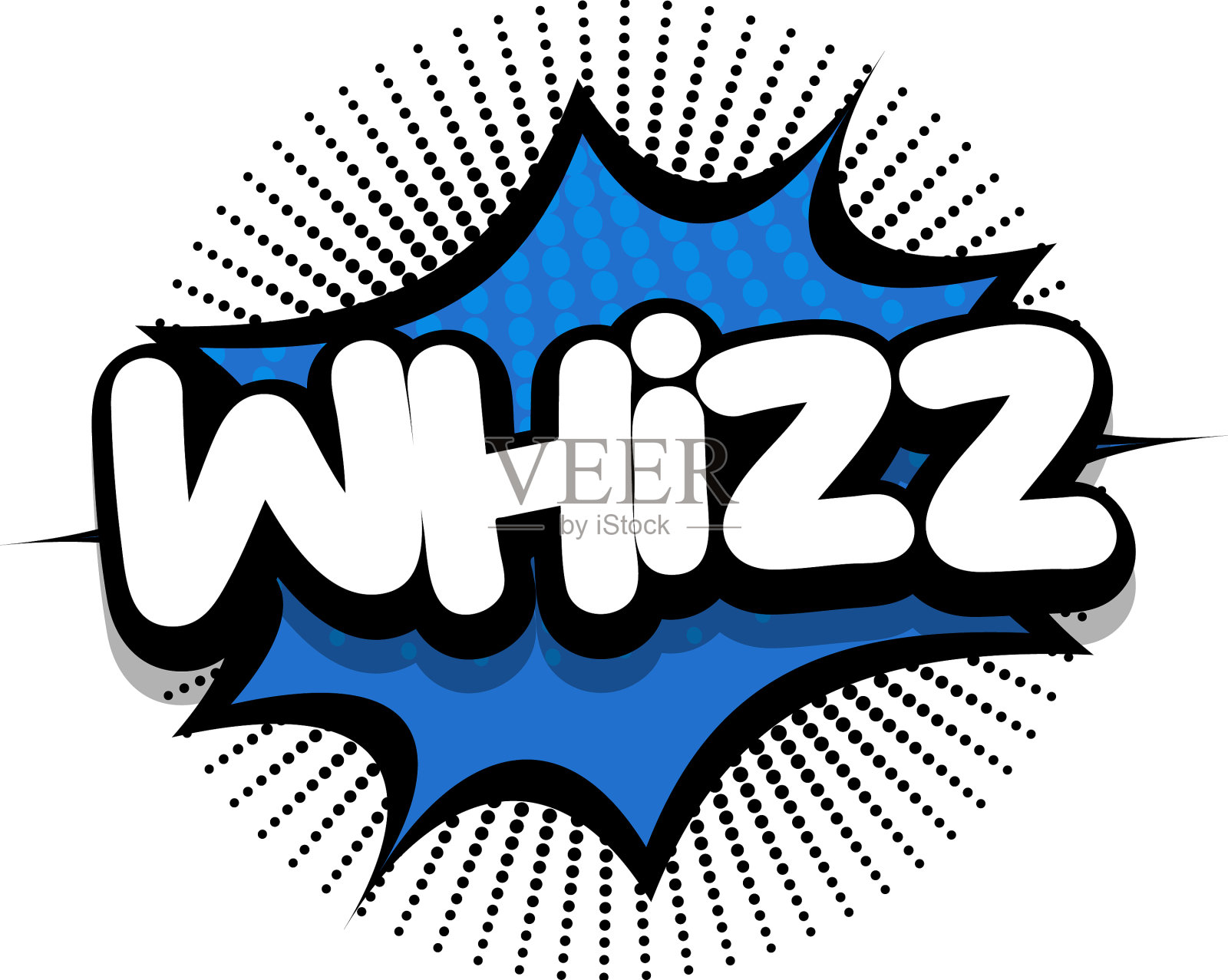 奇才漫画书爆炸泡泡插画图片素材