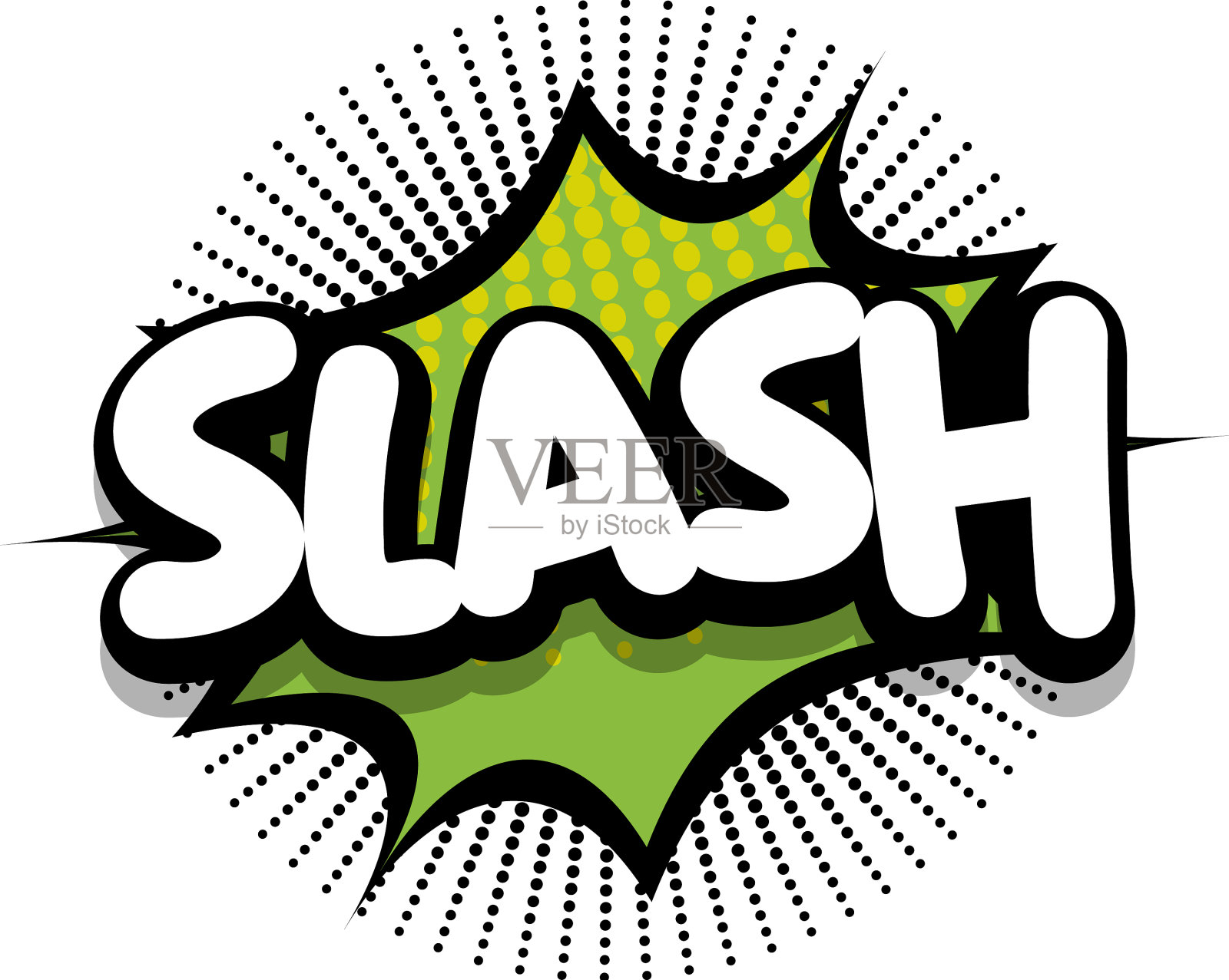 斜杠漫画书爆炸泡沫设计元素图片