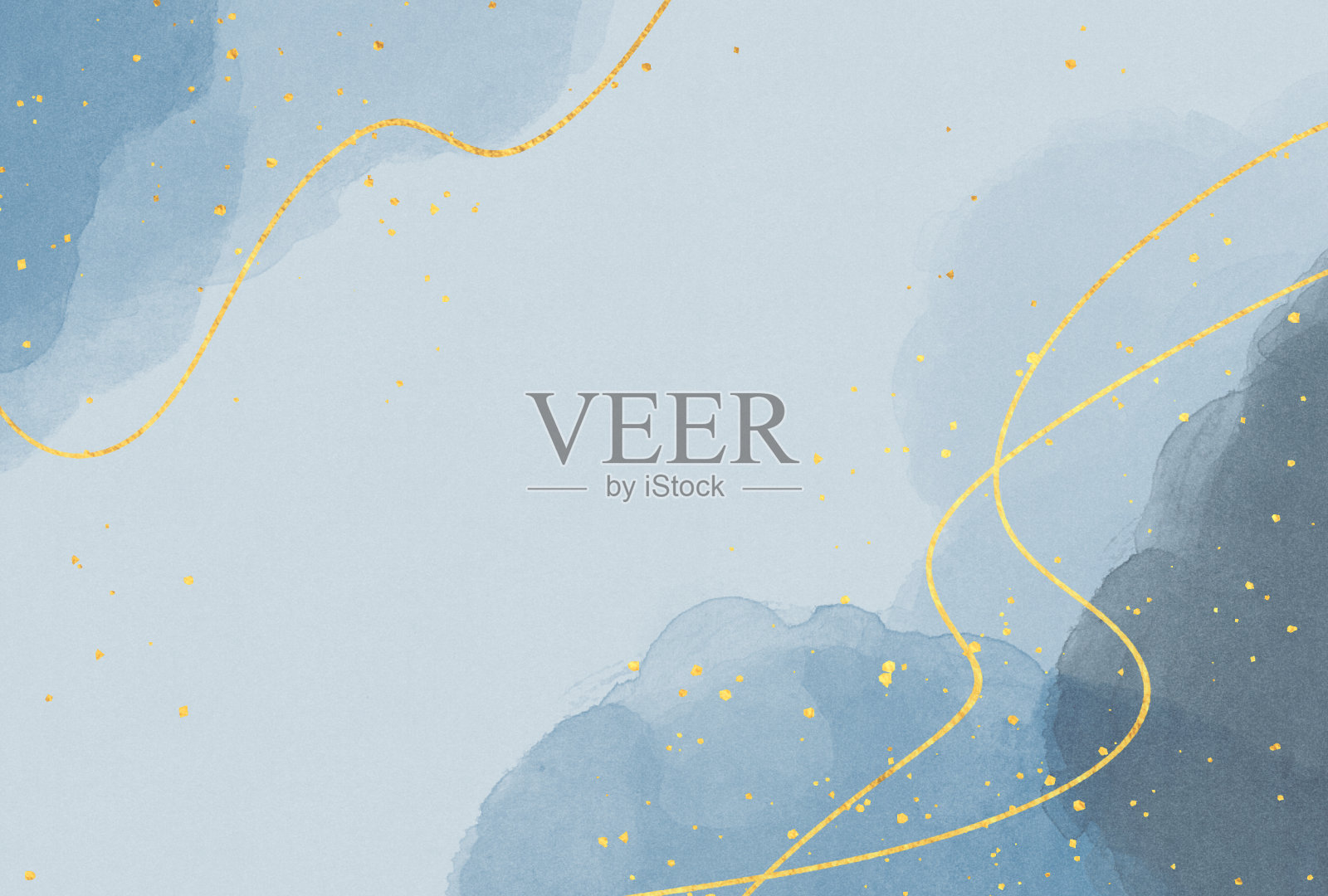 美丽可爱的水彩背景插画插画图片素材