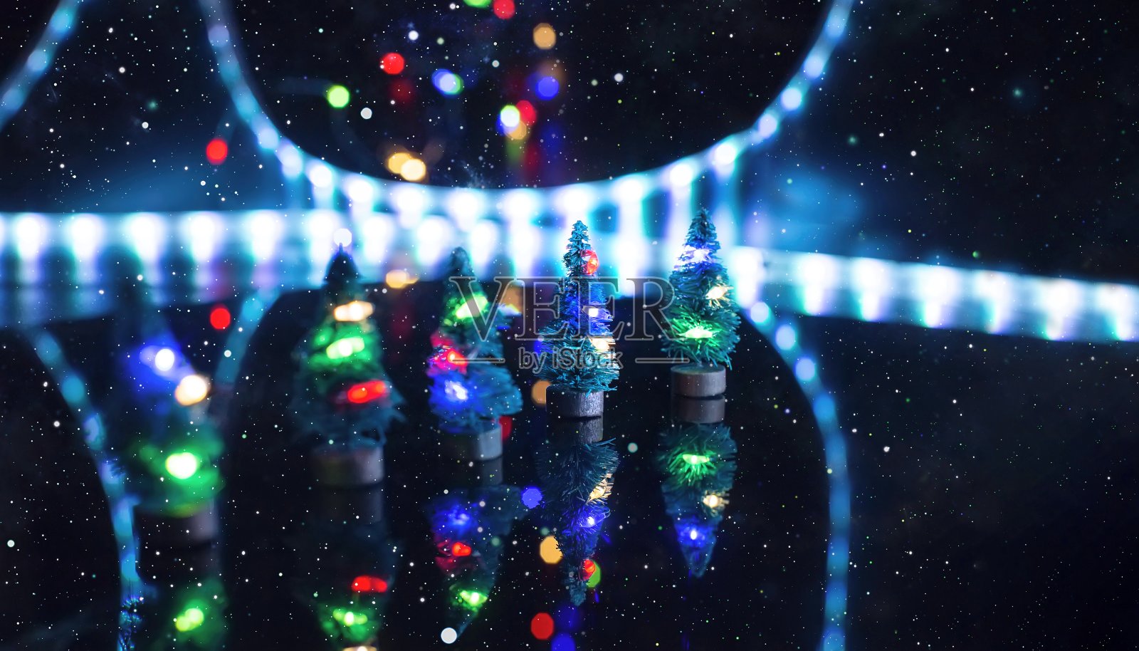 2023年圣诞和节日快乐贺卡，框，横幅。新年。照片摄影图片