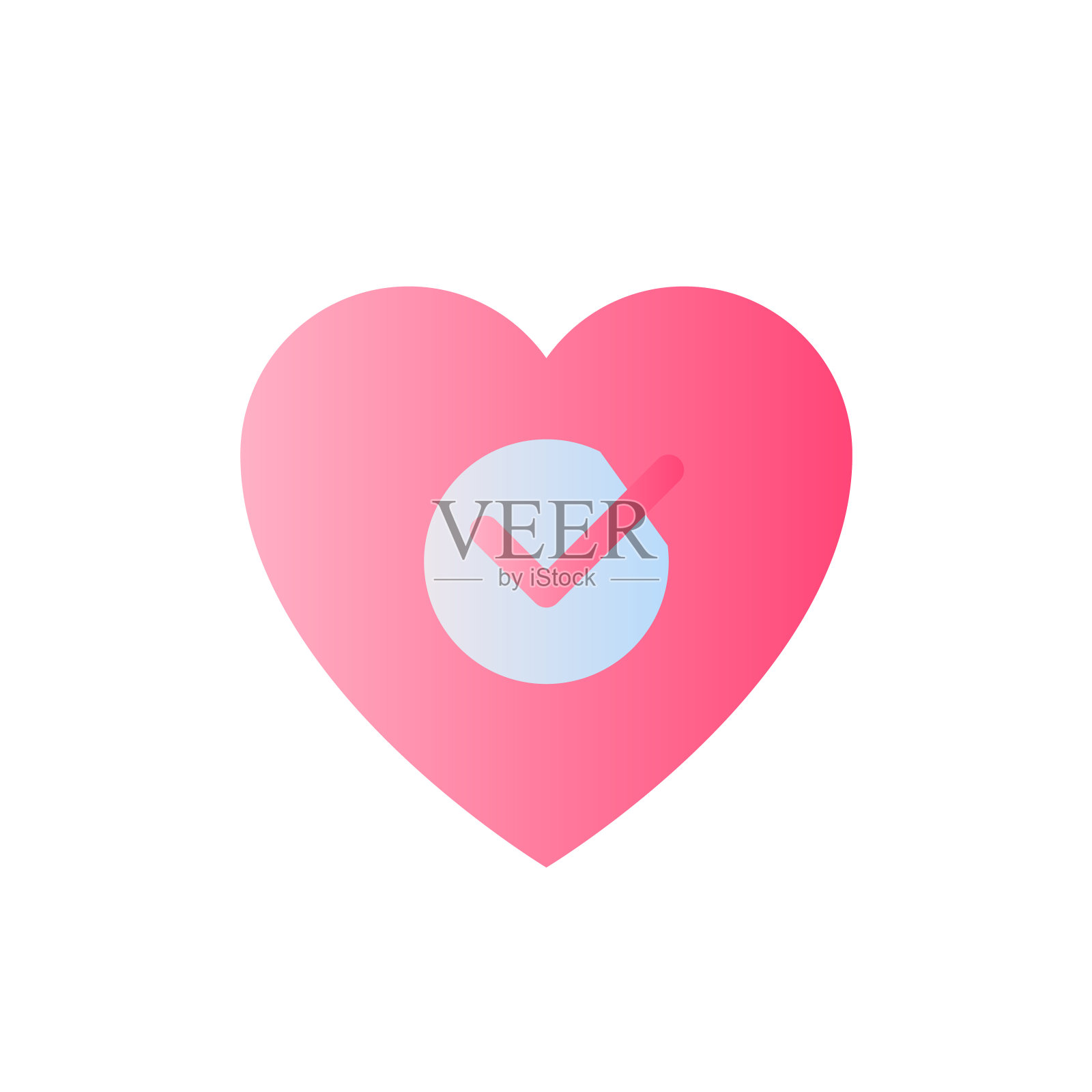 心脏检查平渐变双色ui图标图标素材