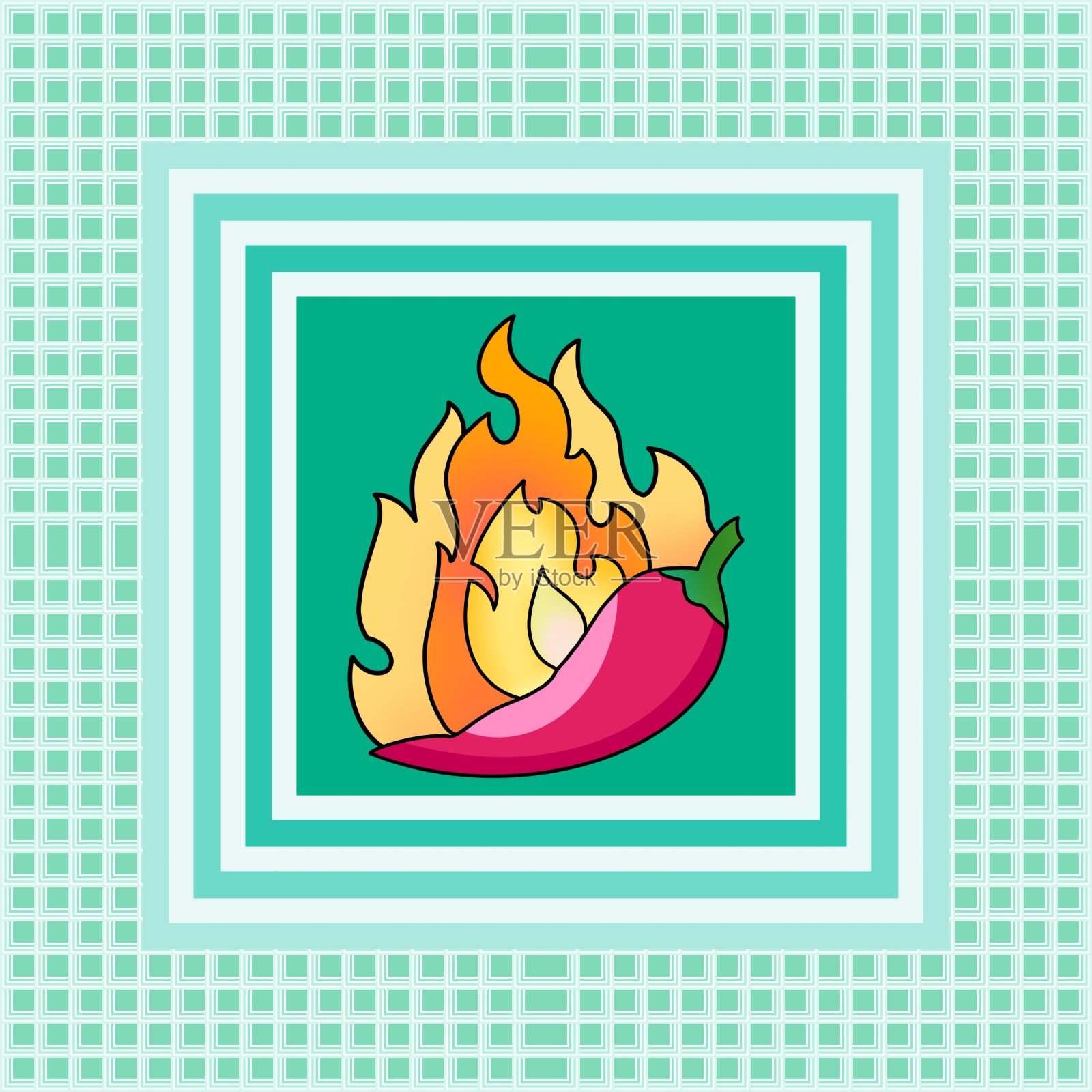 红辣椒插画图片素材