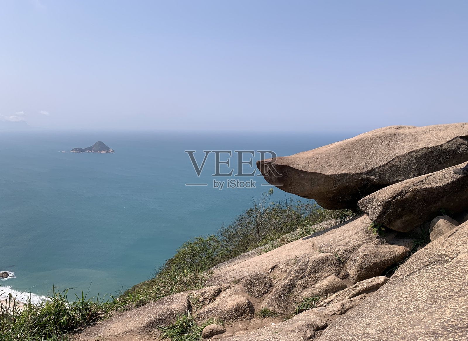 电报山上的石头照片摄影图片