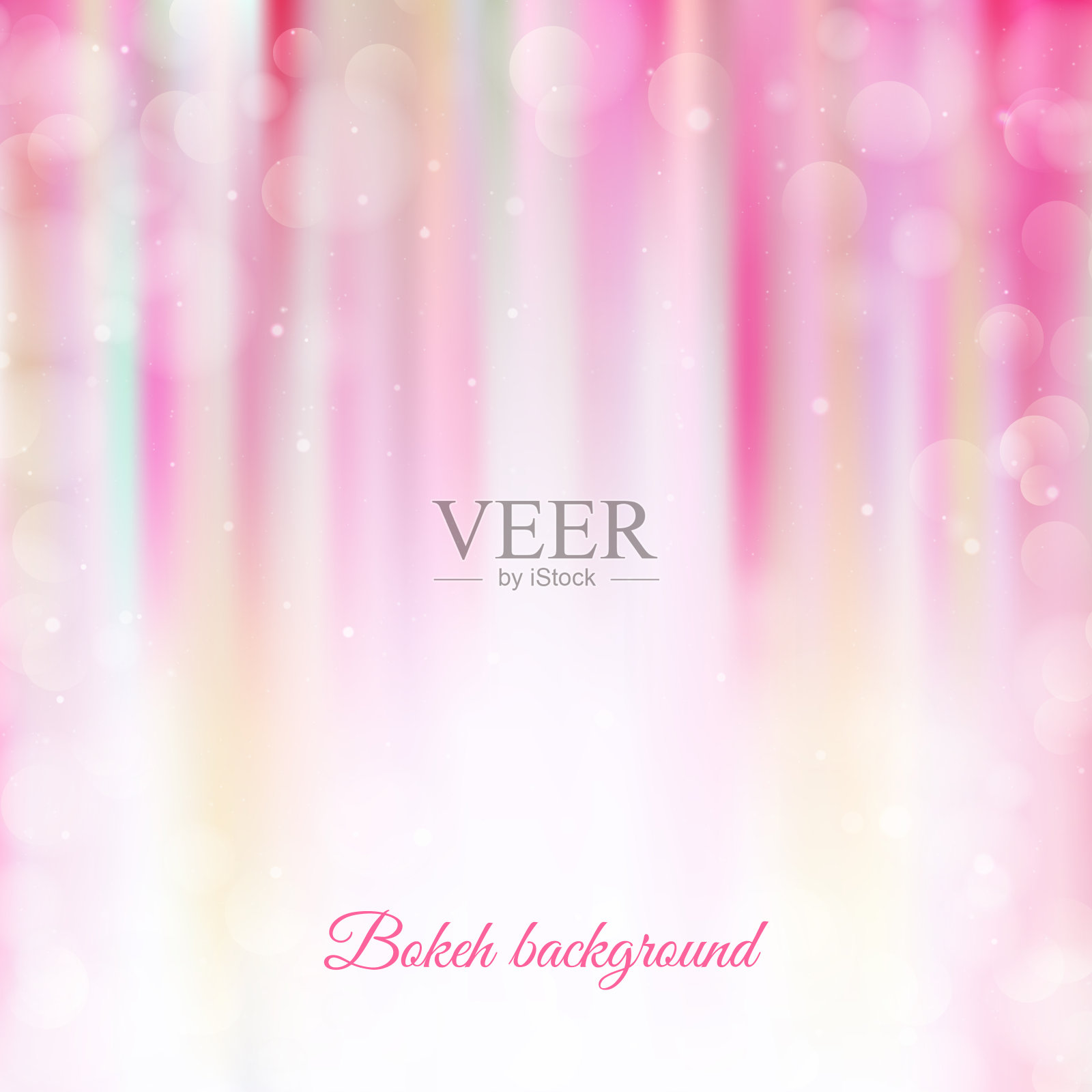 粉红色的焦外成像背景插画图片素材