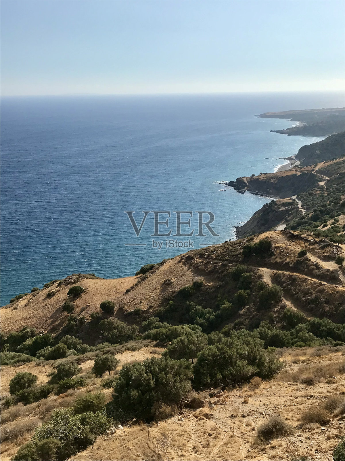 希腊-克里特岛-克里特岛南部的风景照片摄影图片