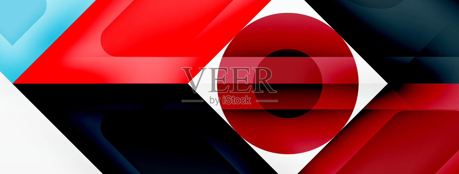 正方形和圆形最小抽象背景插画图片素材