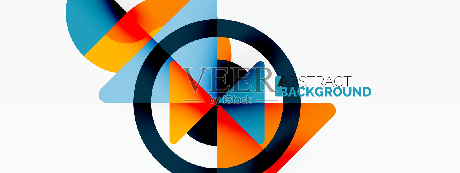 创意几何墙纸最小抽象插画图片素材