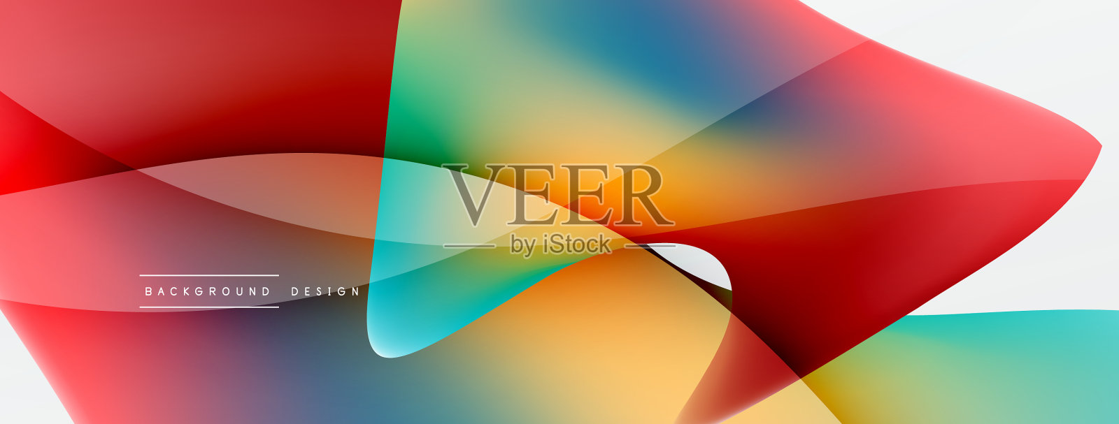 摘要背景流体梯度色波插画图片素材