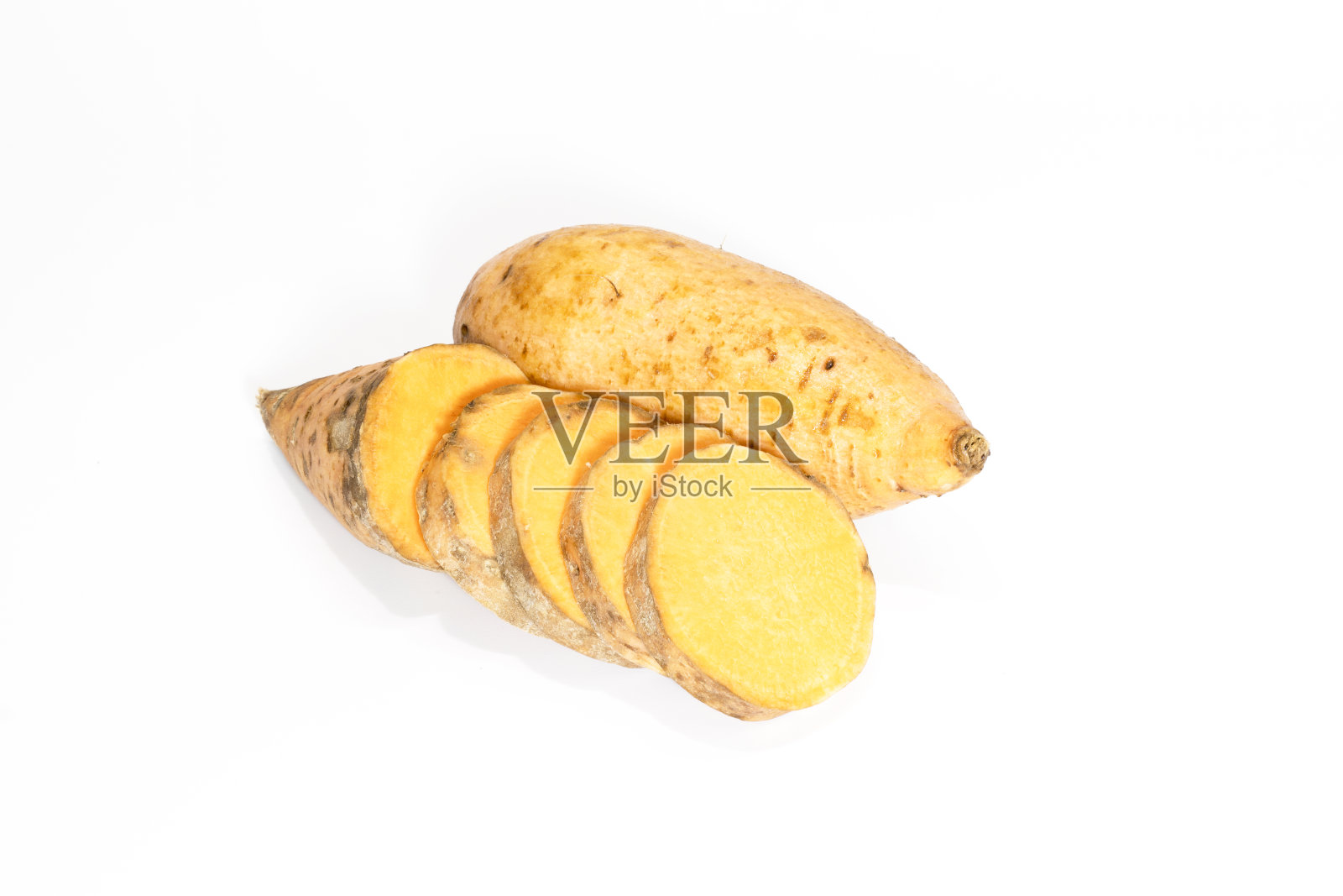 生土豆部分分离照片摄影图片