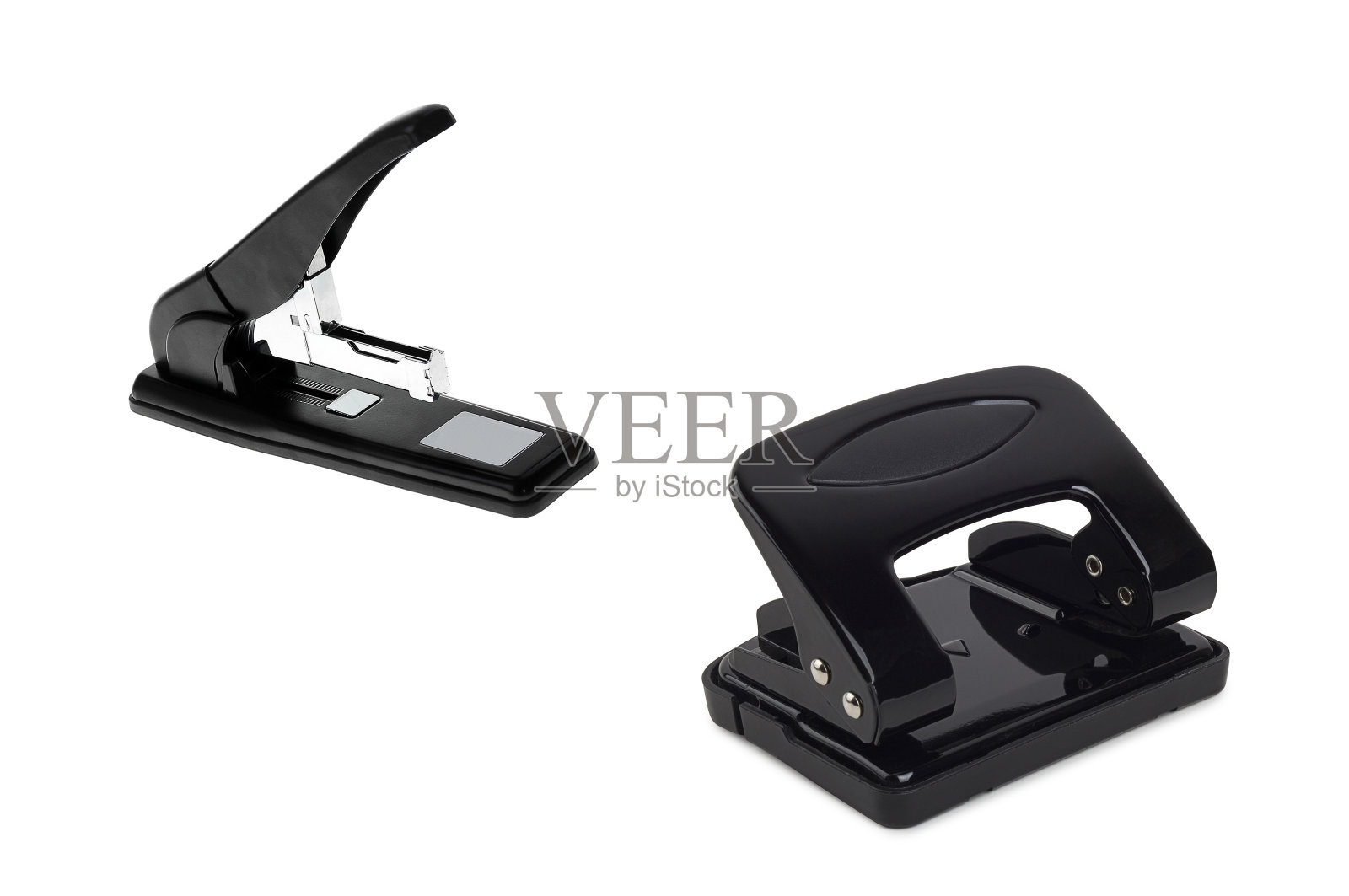 黑色办公室打孔机照片摄影图片