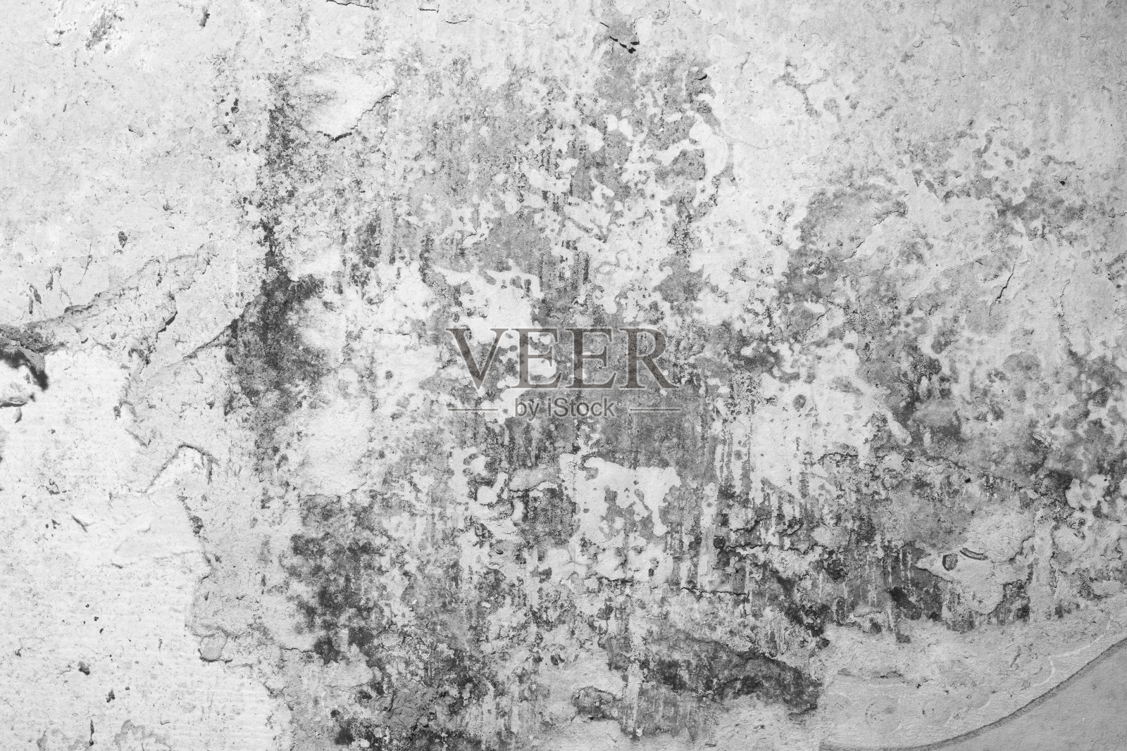 纹理，墙壁，混凝土作为背景。墙上有划痕的碎片。照片摄影图片