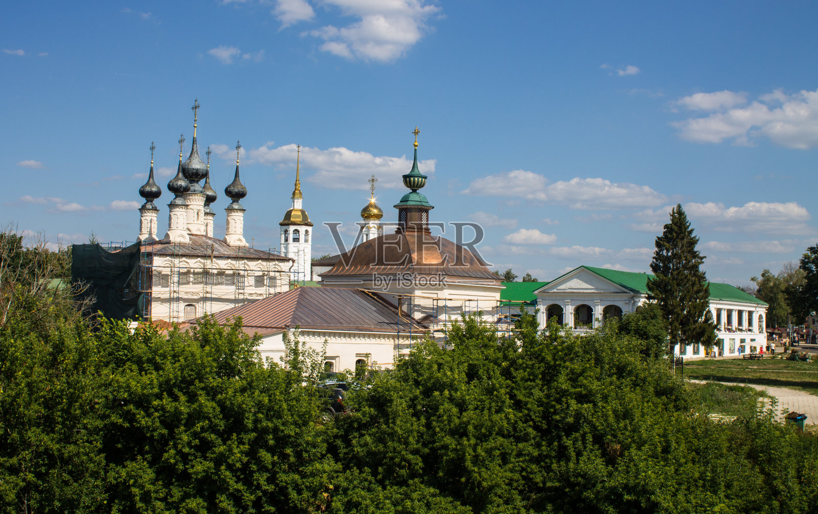 苏兹达尔市全景俯视图照片摄影图片
