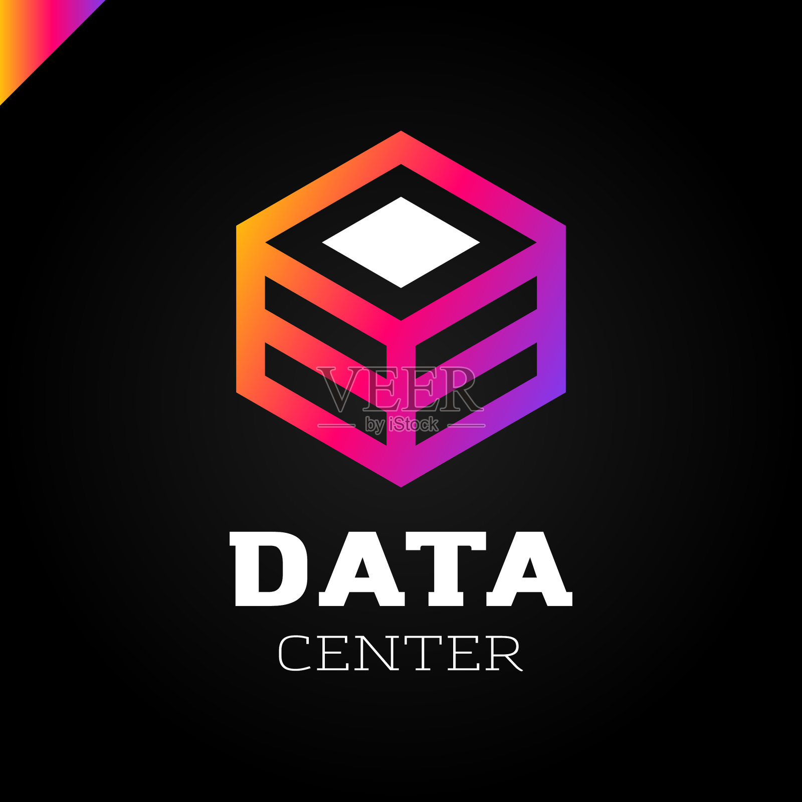 大数据和科技偶像插画图片素材