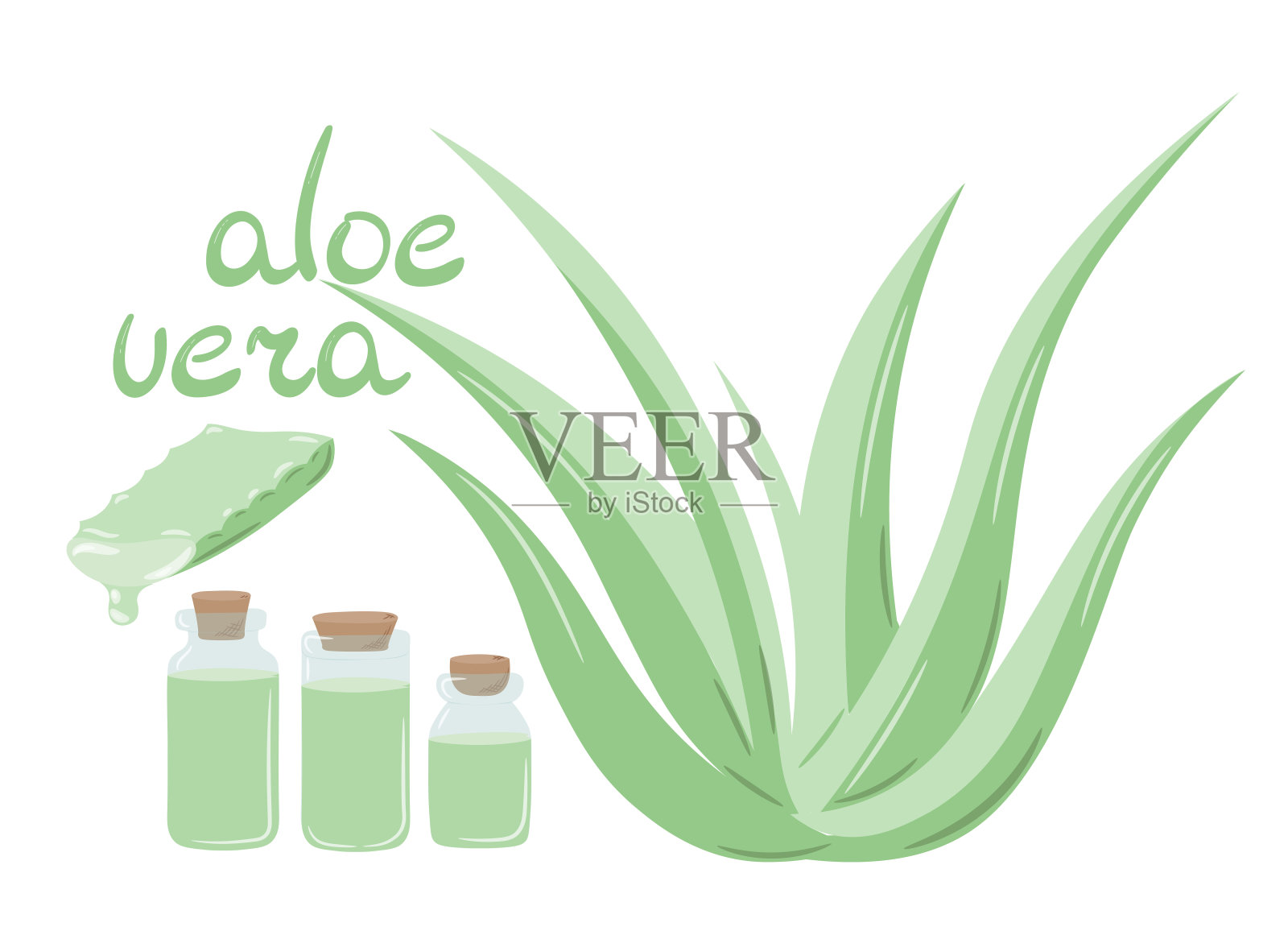 带着血清瓶的深红色信仰。插画图片素材