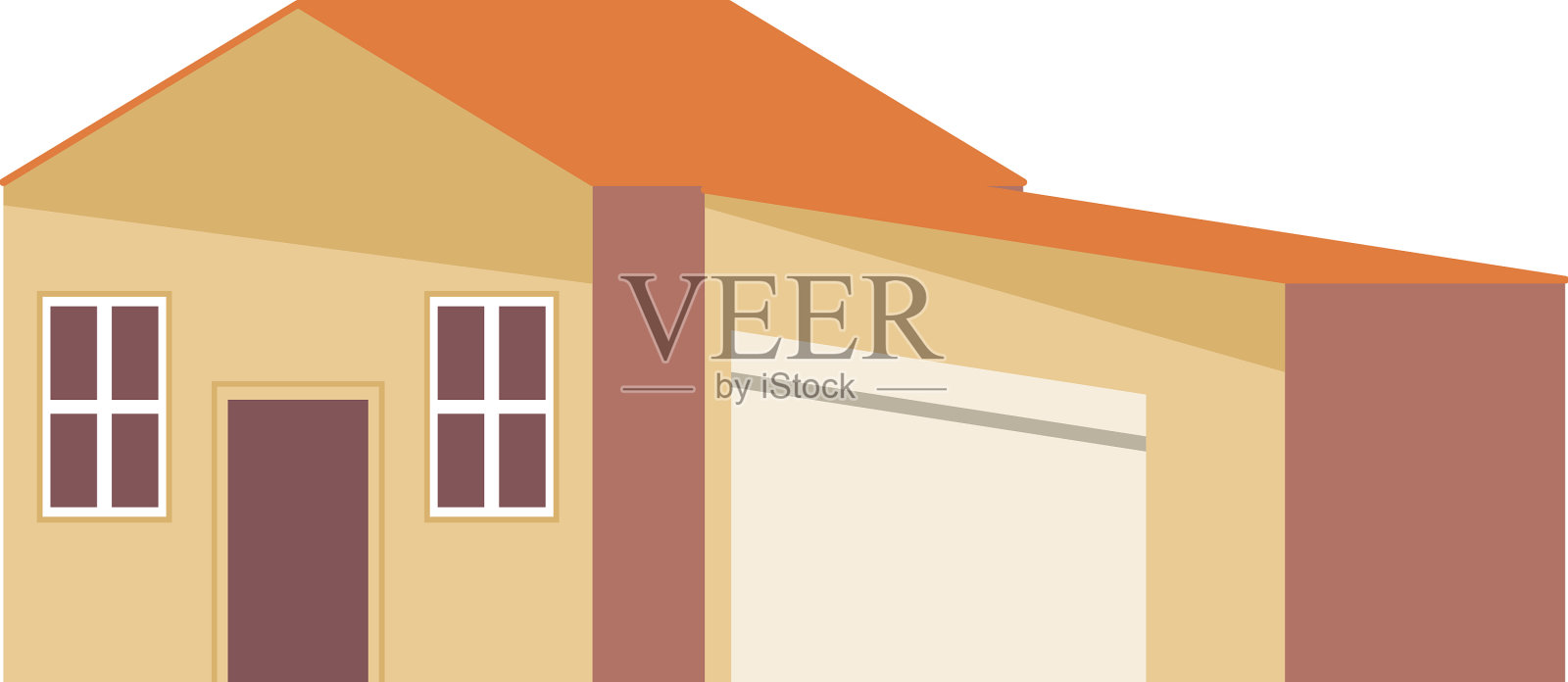 房子和车库设计元素图片