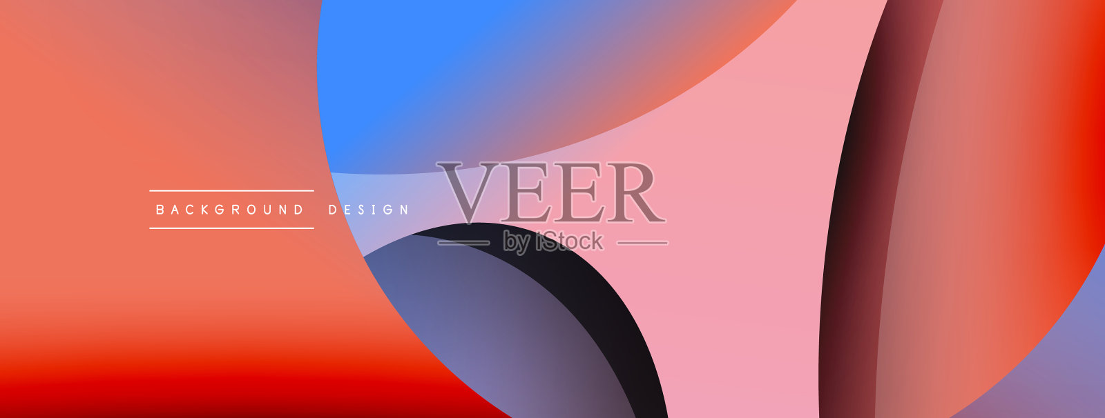 创意几何墙纸最小抽象插画图片素材