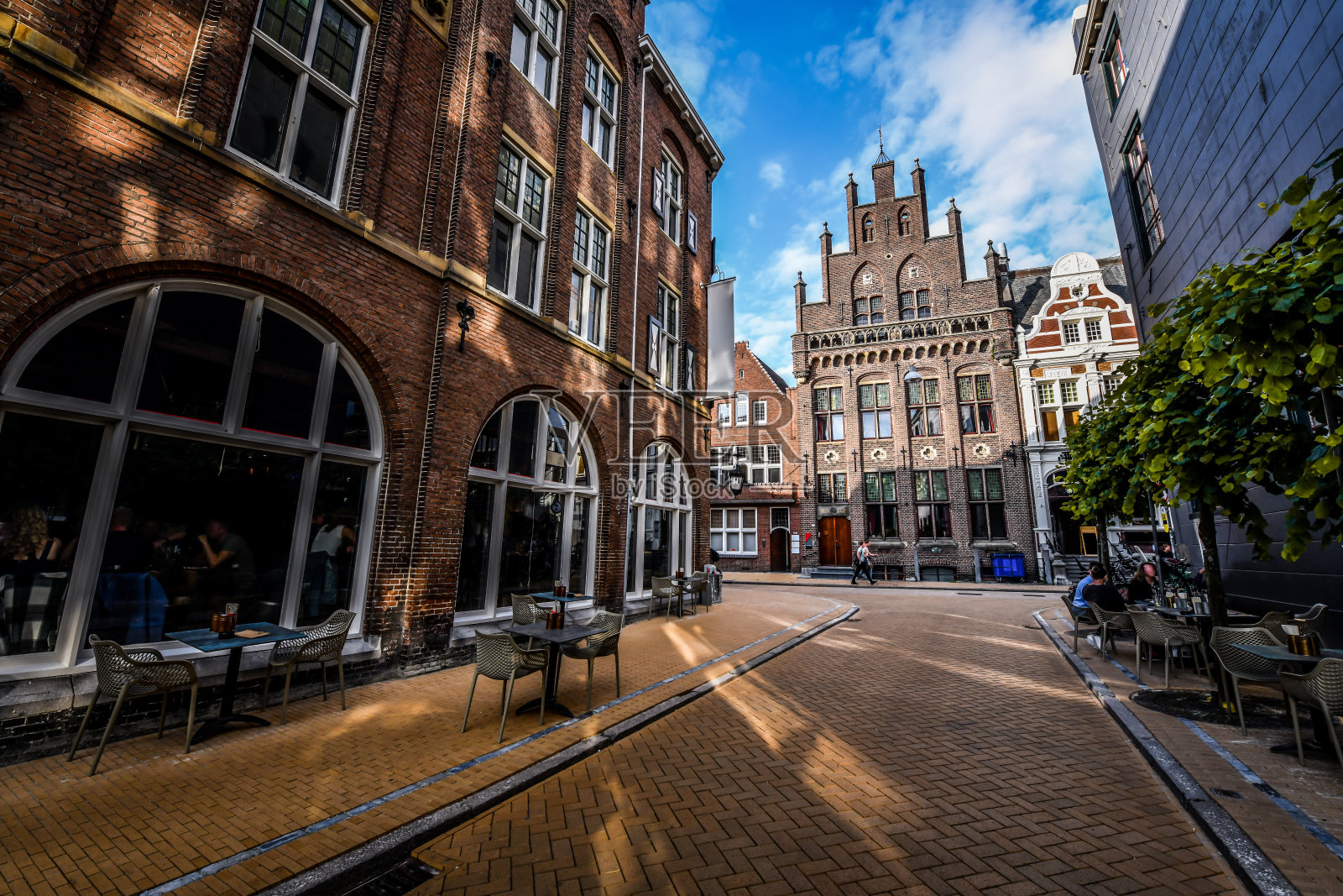 格罗宁根中心，荷兰照片摄影图片
